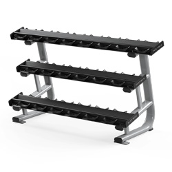 緊湊型三層啞鈴架